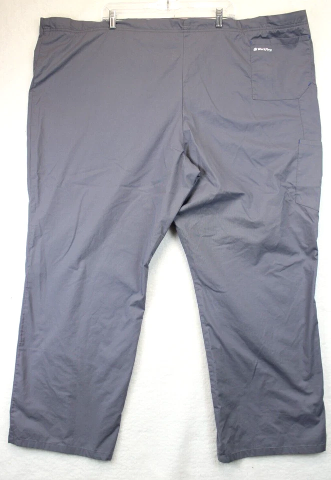 Calça Landau Workflow Scrub Cargo Masculina 3X Cinza Elástica Médica Enfermeira Médica - Imagem 2 de 4