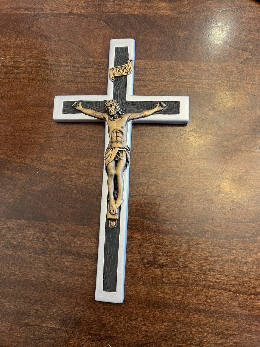 Vatican Wall Cross Crucifix 8 Inch Religious by Enesco 11.5
