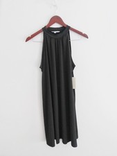 Tash + Sophie Halter Sleeveless Dress SZ M Black A-Line Little Black Dress