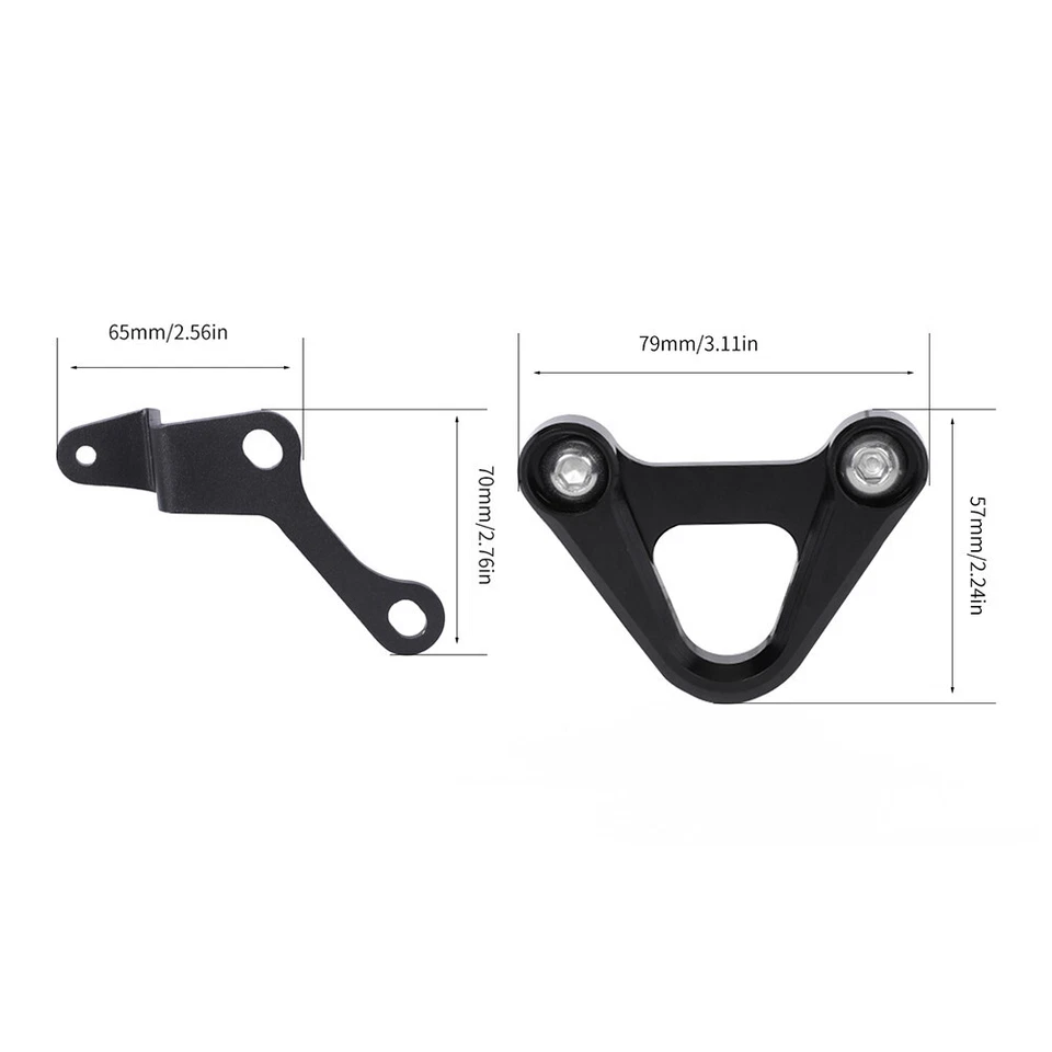 Reposapiés trasero placas de bloqueo estriberas de pasajero para YAMAHA FJ-09 FZ-09 FZ-10 Foto 4 de 4