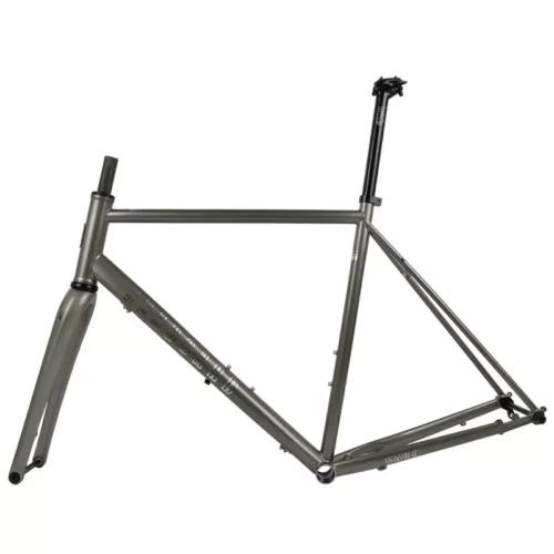 700C Carbon Road Bicycle Frameset Steel Gravel Off-Road Bike Frame Disc Brake - Picture 7 of 36