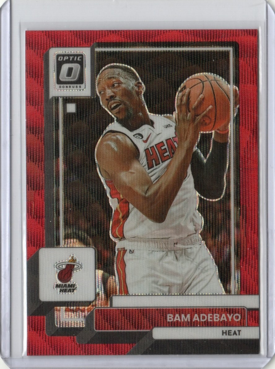 2022-23 Panini Donruss Optic - Bam Adebayo #174 Red Wave