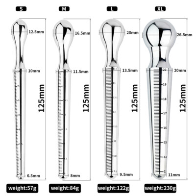 Stainless Steel Urethral Sounding Sound Insert Penis Plug Dilator BDSM Sex  toys | eBay