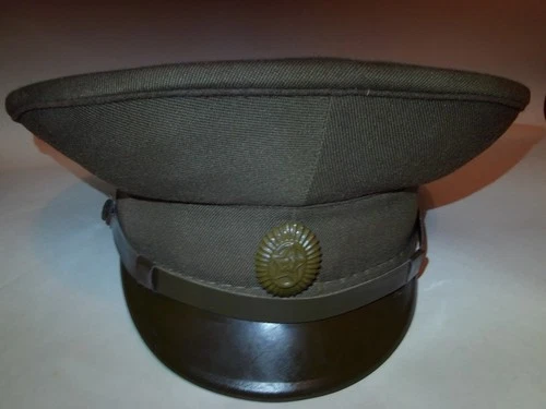 Field Cap Soviet USSR Army Officer Military Uniform Original Vintage Collectible