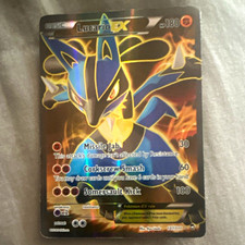 Lucario EX Pokémon TCG full art 180 HP 107/111 English Standard Card