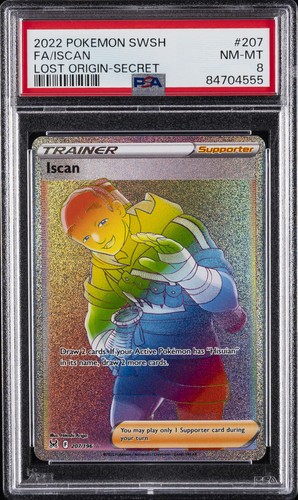 Iscan graded PSA 8 for sale on eBay