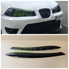 Headlight Eyelids For Seat Ibiza Cordoba 2002-2009 6l Abs Gloss Headlight Eyelids For Seat Ibiza Cordoba 2002-2009 6l Abs Gloss