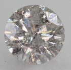 1.09 Carat Light Silver Round Brilliant Natural EARTH MINED Diamond 6.46mm VIDEO — photo 1
