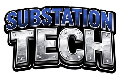 Substation Tech Sticker 3  UV DTF Hard Hat Decal Electric Utility Worker Toolbox