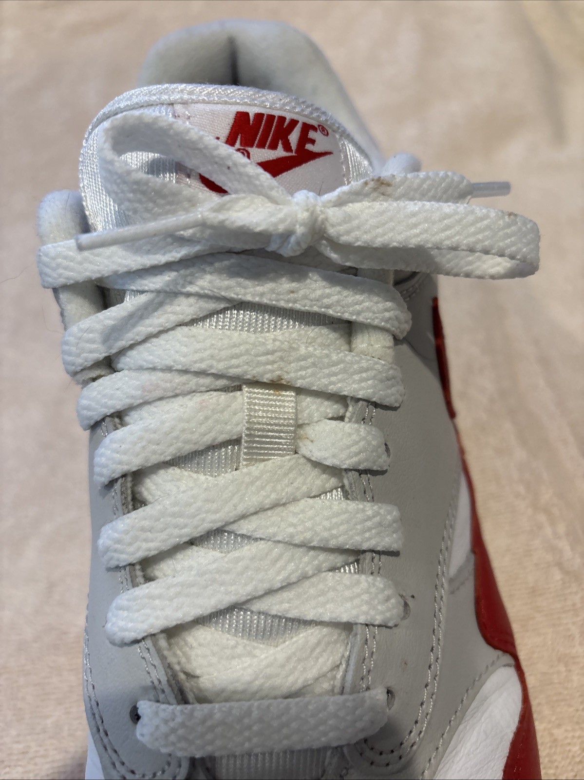 Nike Air Max 90/1 OG University Red White Grey Men’s Size 8.5 AJ7695-100 No Box thumbnail 14