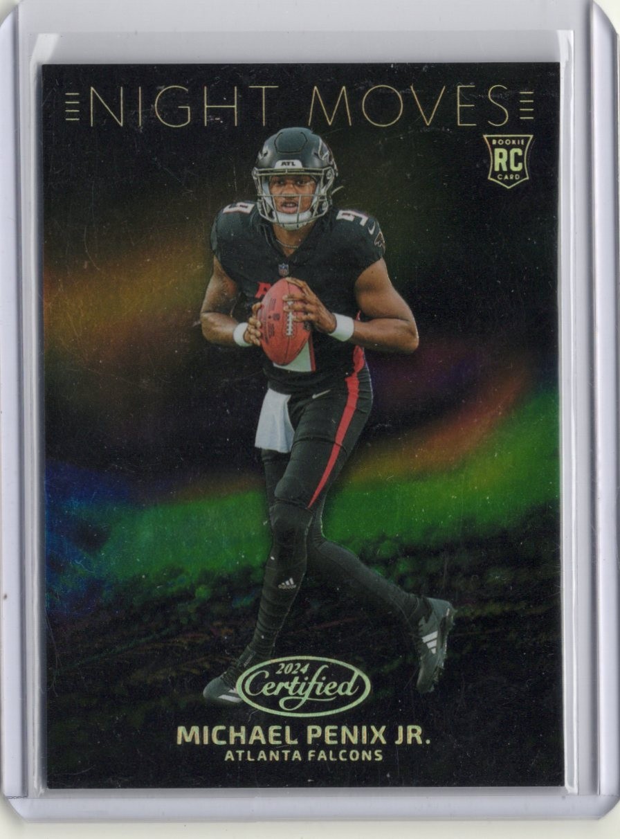 2024 Panini Certified Michael Penix Jr #NM-MPJ NIGHT MOVES Case Hit (RC) Rookie