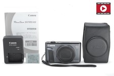 N MINT Canon PowerShot SX720 HS Black Compact Digital Camera w/Case JAPAN