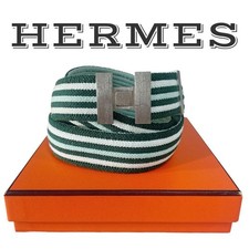 Beautiful item HERMES belt H shaped buckle with box