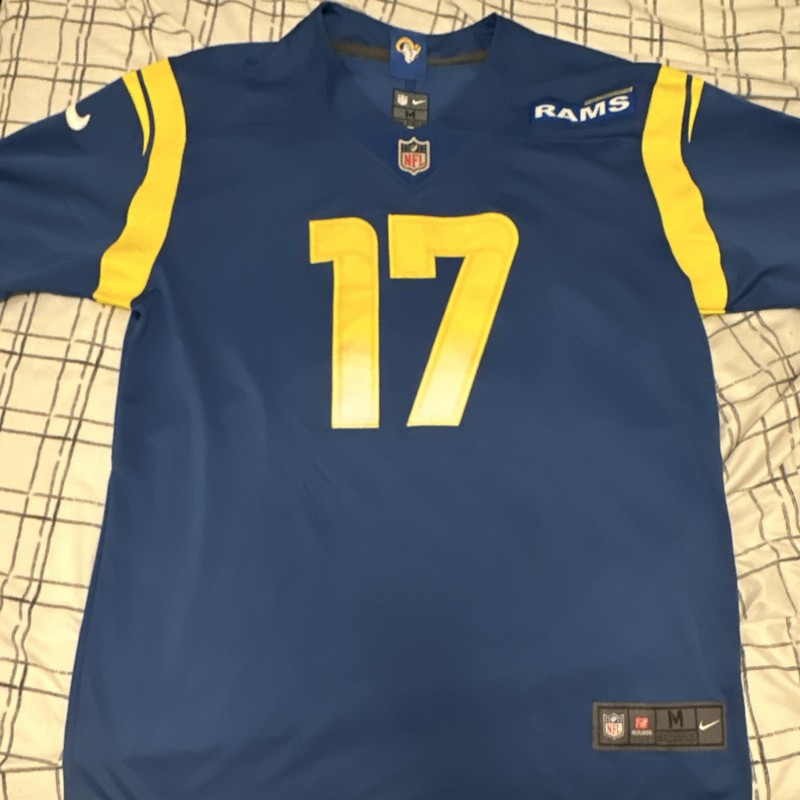 Nike Los Angeles Rams Puka Nacua #17 On-Field Jersey Blue/Yellow Men’s M