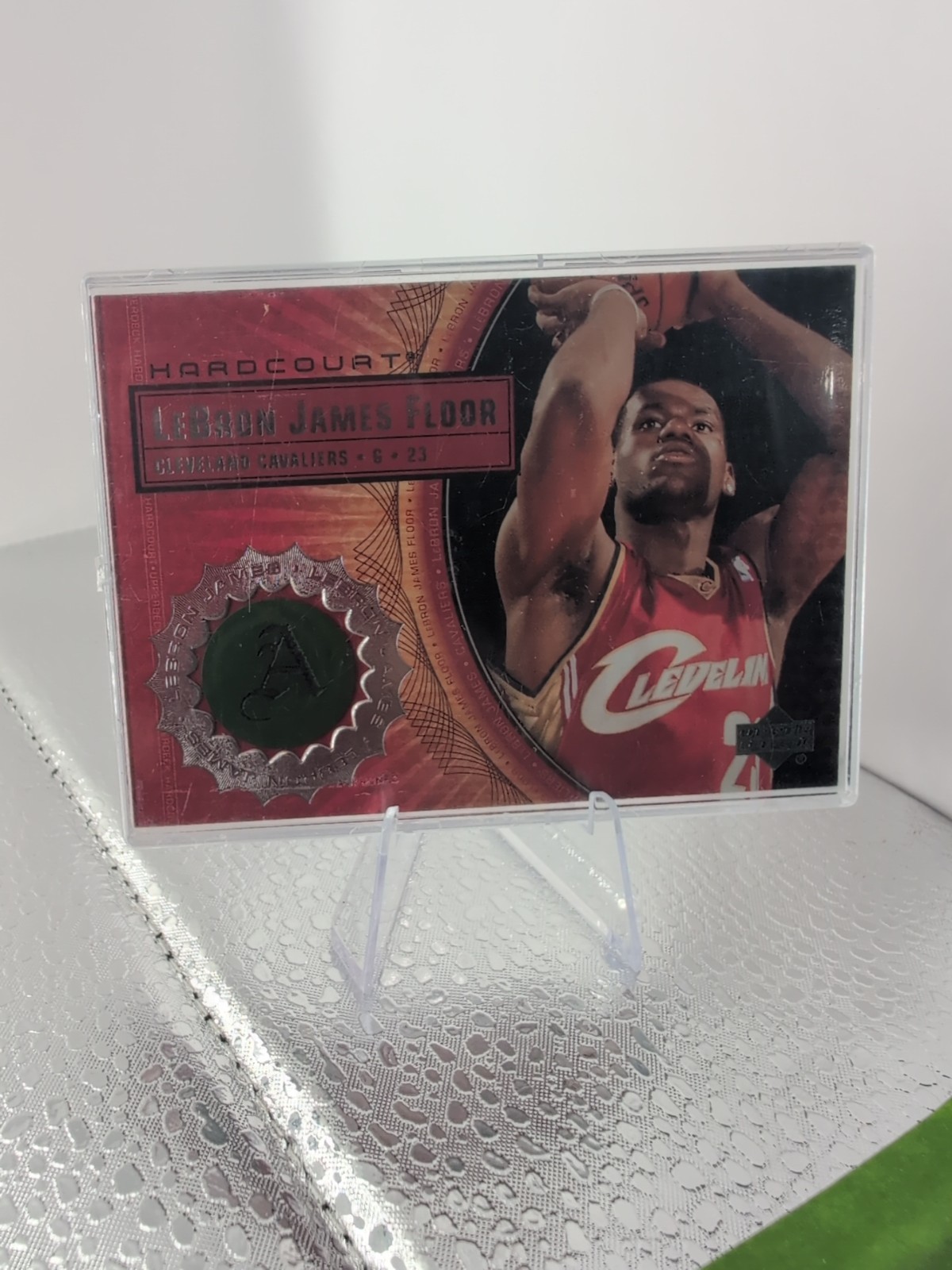 2003-04 Upper Deck Hardcourt Hardcourt Floor LeBron James #LB8 (MEM, RC)