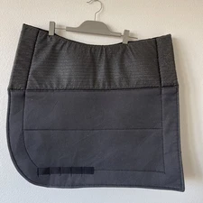 Ecogold Secure Dressage Saddle Pad Charcoal Long 23" spine 22" flap