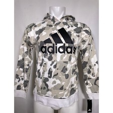 Adidas Camo Pullover Hoodie Sweatshirt Boys LARGE 14/16 NWT