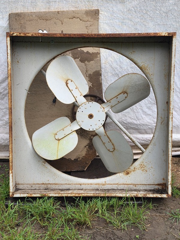 WHOLE HOUSE FAN / ATTIC MOUNT - Belt Drive -  48" - 115V - 2 Speed - 14,500 CFM