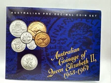Sherwood 1953 1964 Set Australian Coinage Pre-Decimal UNC Coins (MS250215/K1)