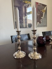 Schöne alte Silberleuchter aus England, silverplated