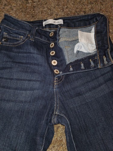 Kancan Jeans Womens Size 25 Blue Denim High Rise Skinny Pockets - Picture 3 of 5