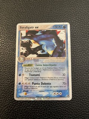 Pokemon card Feraligatr ex 103/115 LP good ITA, EX FORCES SECRETE, HOLO RARE