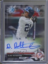 2017 Bowman Chrome Prospect Auto Blake Rutherford #CPA-BR Auto 0g4