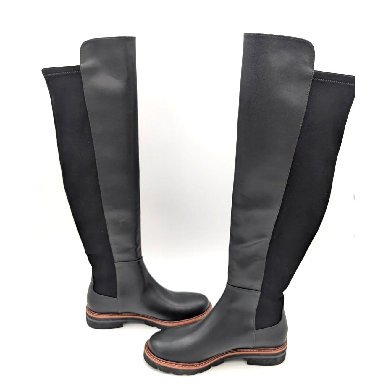 Stuart Weitzman Adrina City Over the Knee Boots Women's Black Size