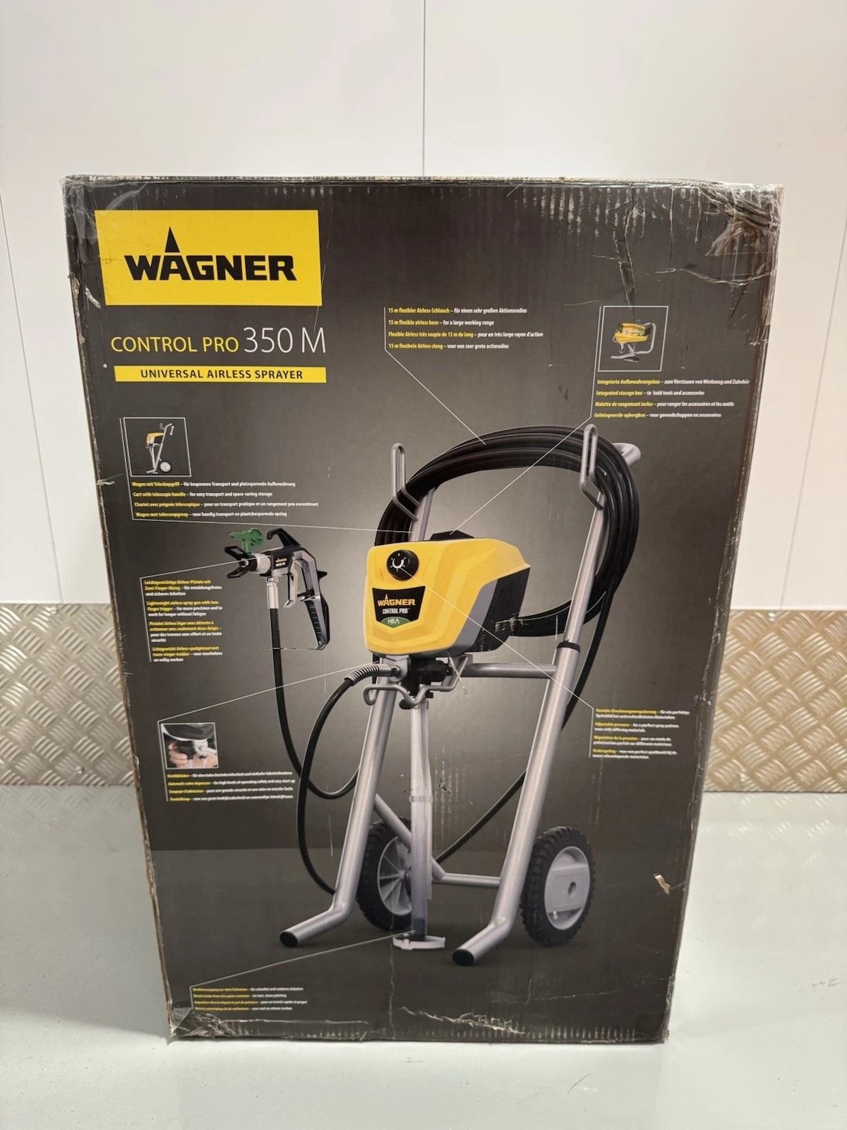 Wagner Control Pro 350M Universal Airless Paint Sprayer Brand New In Box 5