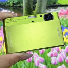 Sony Cyber-shot DSC-T77 10.1MP Touch Digital Camera Green - 90 NEW