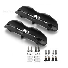 1004 2 PCS Kayak Paddle Holder Track Mount Clip, Black