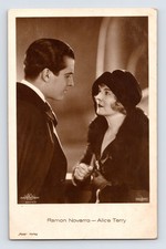 Ramon Novarro Alice Terry Silent Movie Star 1930s RPPC Postcard Unposted