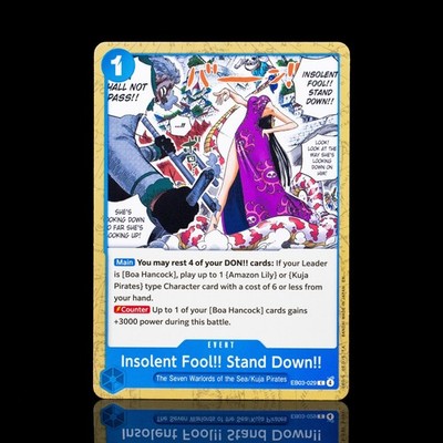 Insolent Fool!! Stand Down!! EB03-029 Extra Booster: One Piece Heroines Edition