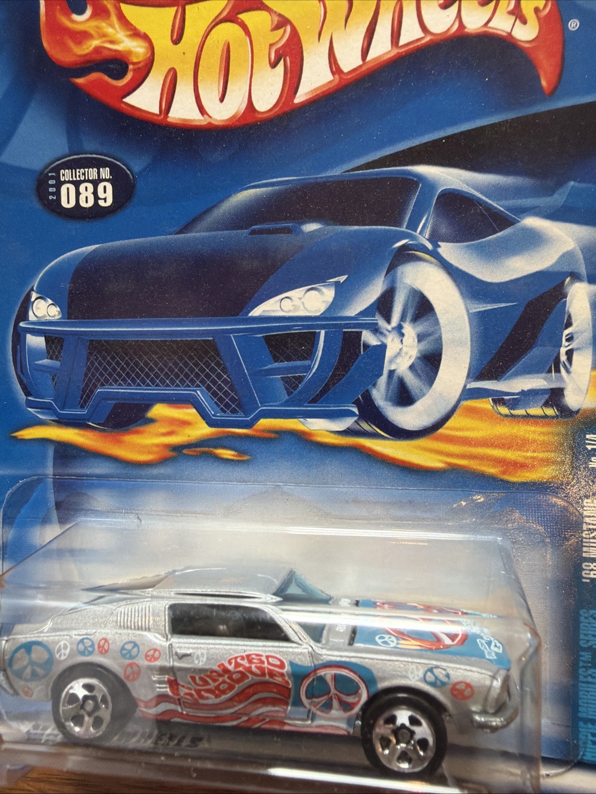 Hot Wheels 2001 Collector #089 Hippie Mobiles Series 1 of 4 '68 1968 Mustang 5sp