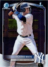 Richard Matic 2025 Bowman Chrome 1st Bowman #BCP-71 - Yankees