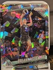 2025 Panini Prizm #26 BREANNA STEWART Cracked Ice Liberty WNBA