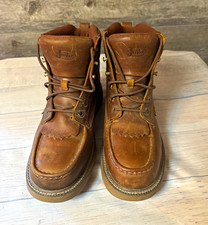 Justin ComboLast SE471 Brown Leather EH Work Boots Safety Toe 9.5EE