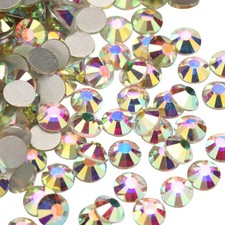 1440pcs Glue Fix Crystal Flatback Rhinestones Glass Diamantes Gems for Crafti...