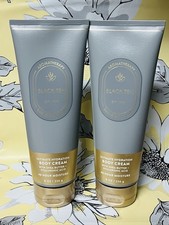 SET OF 2 NEW Bath  Body Works Black Tea Ultimate Hydration Body Cream, 8 oz