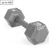 CAP Barbell 15lb Cast Iron Hex Dumbbell, Single