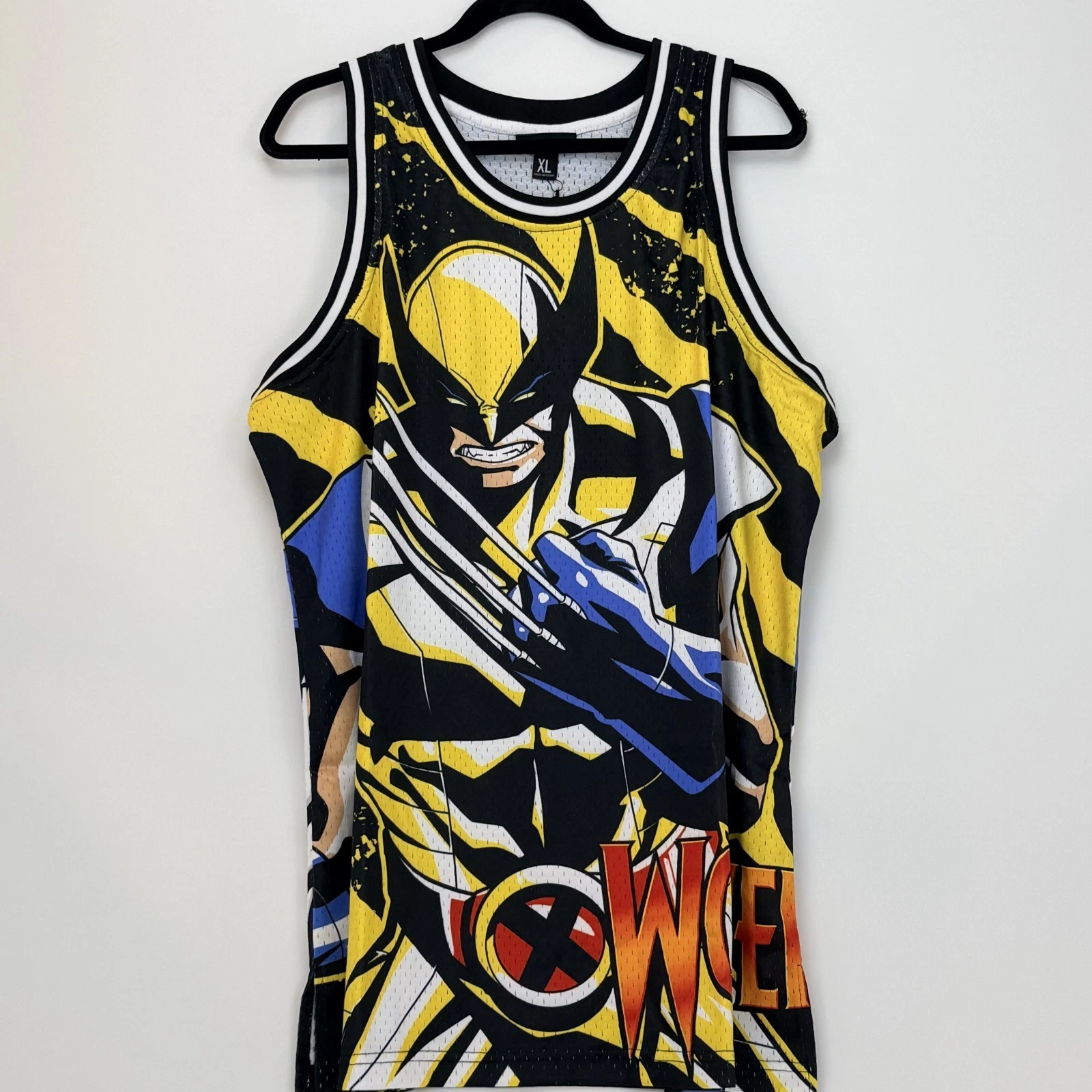 Wolverine Marvel Big Print Basketball Jersey Mesh Mens NWT
Opens in a new window or tab