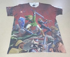 The Legend of Zelda Ocarina of Time 3D Shirt Nintendo 2013 Medium 18x25 Preowned