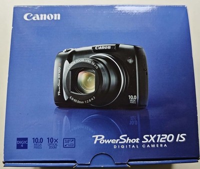 Canon PowerShot SX120 IS Digitalkamera (10 MP, 10-fach opt. Zoom, 7,6cm (3 Zoll)