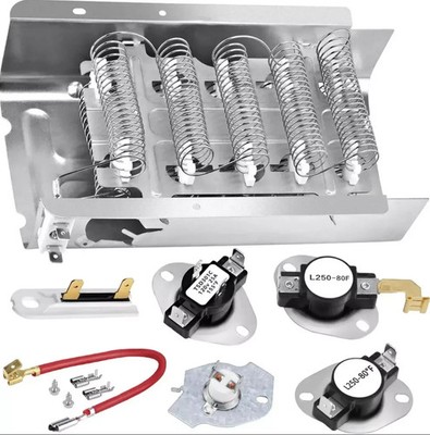 Dryer Heating Element Kit for Whirlpool LER5624BN2 LER5644PQ1 LEB6000PQ1