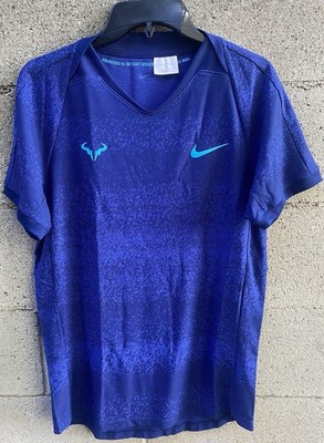 Rafa Nadal Nike Custom Athlete Issued Exclusive Fall 24 Tennis Shirt FD5407-492
