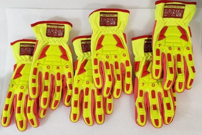 SKYTEC Torq Strike EC Safety Gloves Cut Level A6 Size 9/Large *** 3 PAIR ***