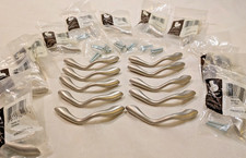 Belwith Brushed Silver Wavy Cabinet or Drawer Pulls Set of 20