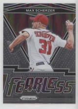 2021 Panini Prizm Fearless Max Scherzer #FR-20 0ym4