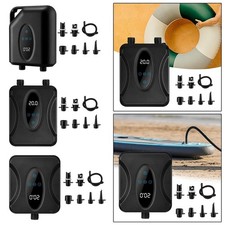 Pompe à Air électrique avec écran LCD 12V, pour lits pneumatiques, bateaux