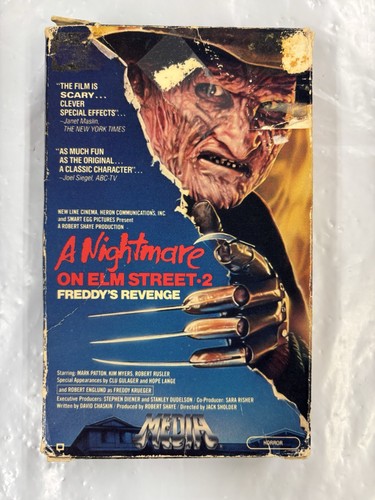 A Nightmare On Elm Street 2 Freddy’s Revenge Beta Max Movie Tape 1986 - Picture 7 of 12